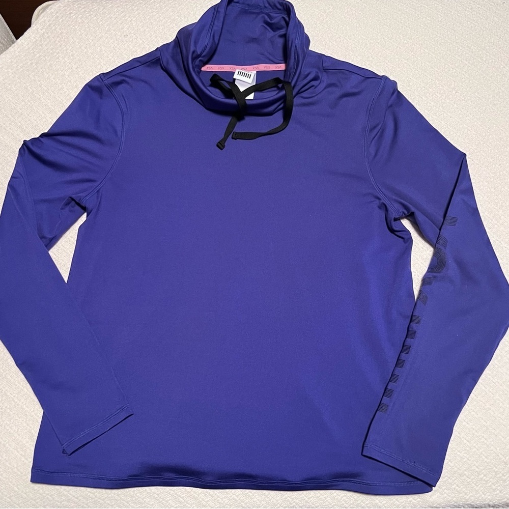Victoria secret VSX (M) Sport purple cowl sweatshirt with thumb holes
